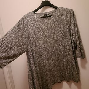 Lane Bryant knit top asymmetrical plus size